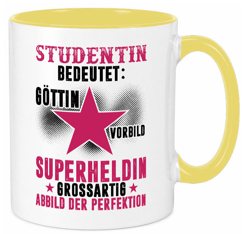 Bedeutung von Studentin | Uni Studium Universität Geschenkidee Humor Tasse
