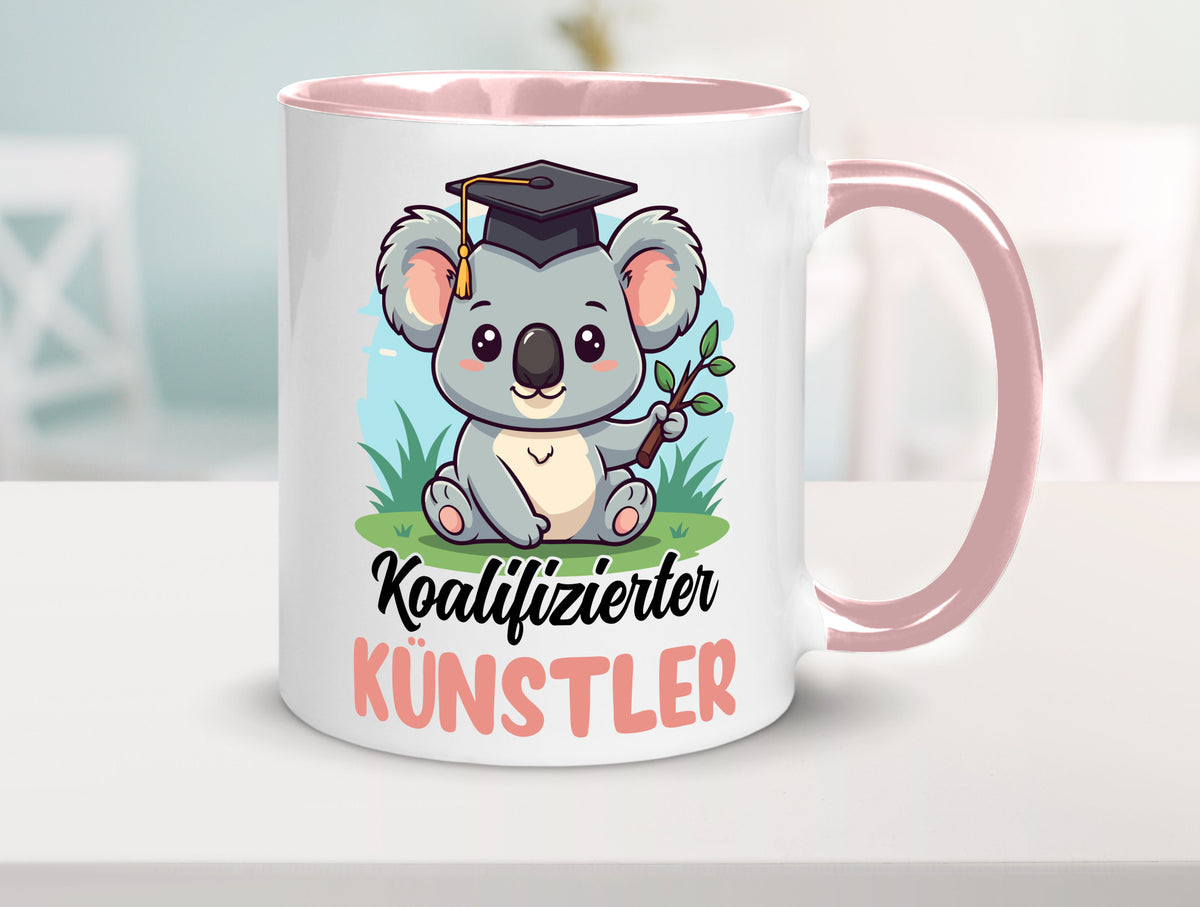 Koalifizierter Künstler | Kunst Humor Geschenkidee Tasse
