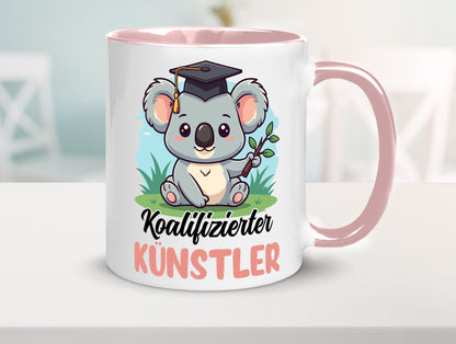 Koalifizierter Künstler | Kunst Humor Geschenkidee Tasse