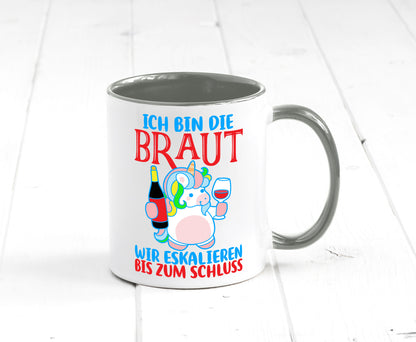 Junggesellinnenabschied | JGA Braut Einhorn Eskalation v2 lustig Humor