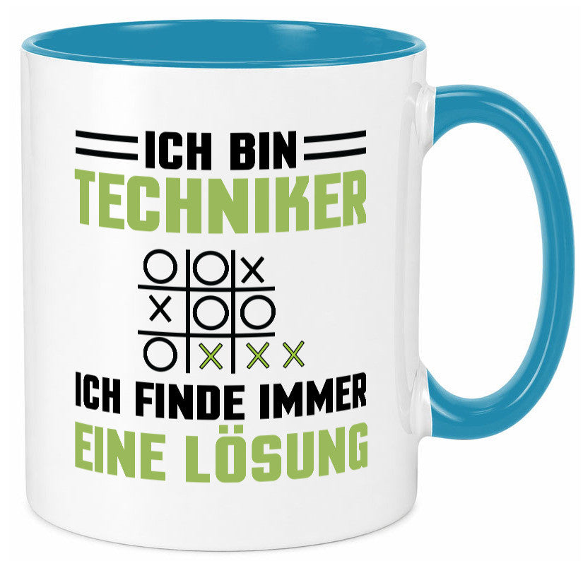 Ich bin Techniker finde immer eine Lösung | lustiger Spruch Geschenk Humor