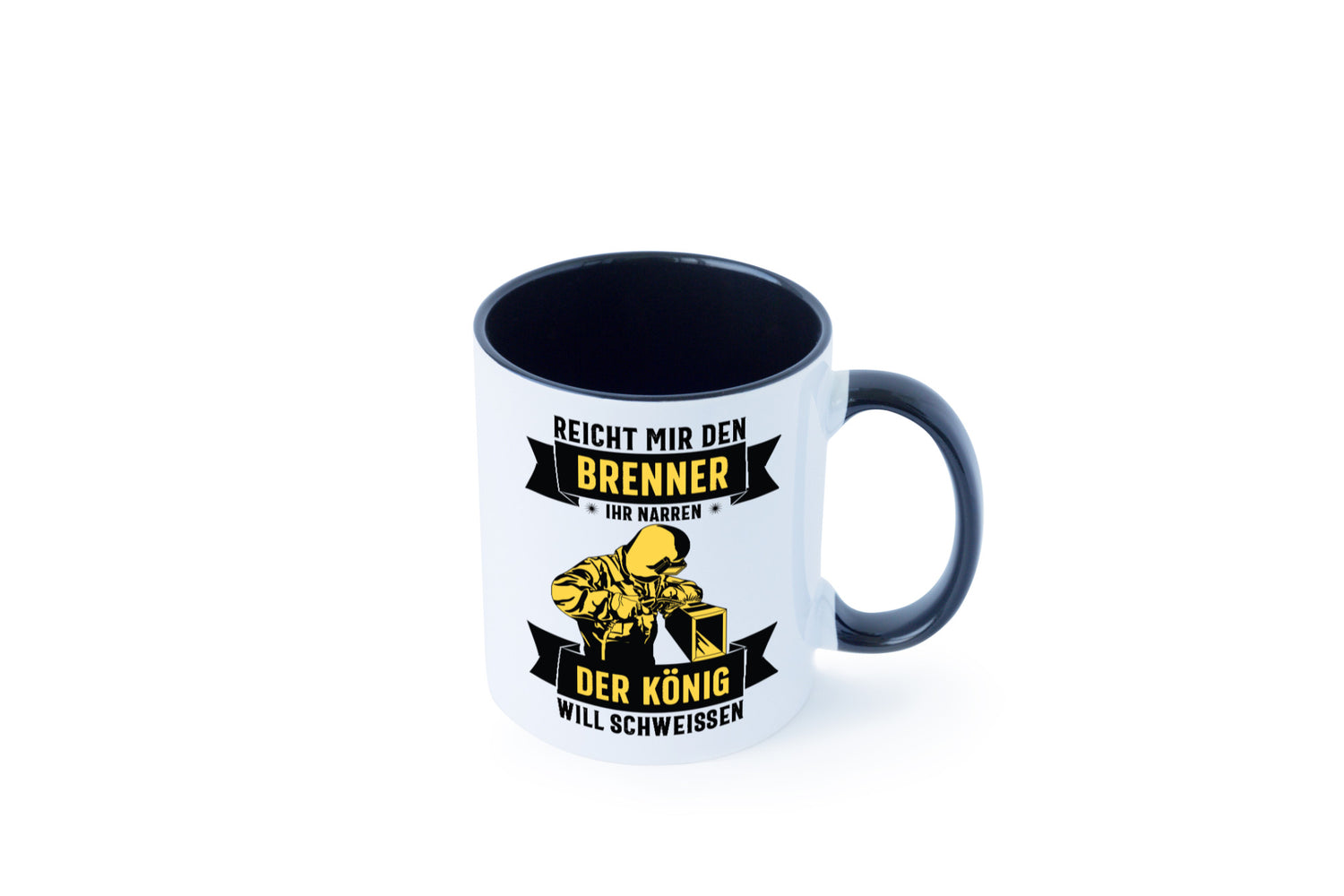 König will schweissen | Schweisser Sterne lustiger Spruch Geschenk Humor