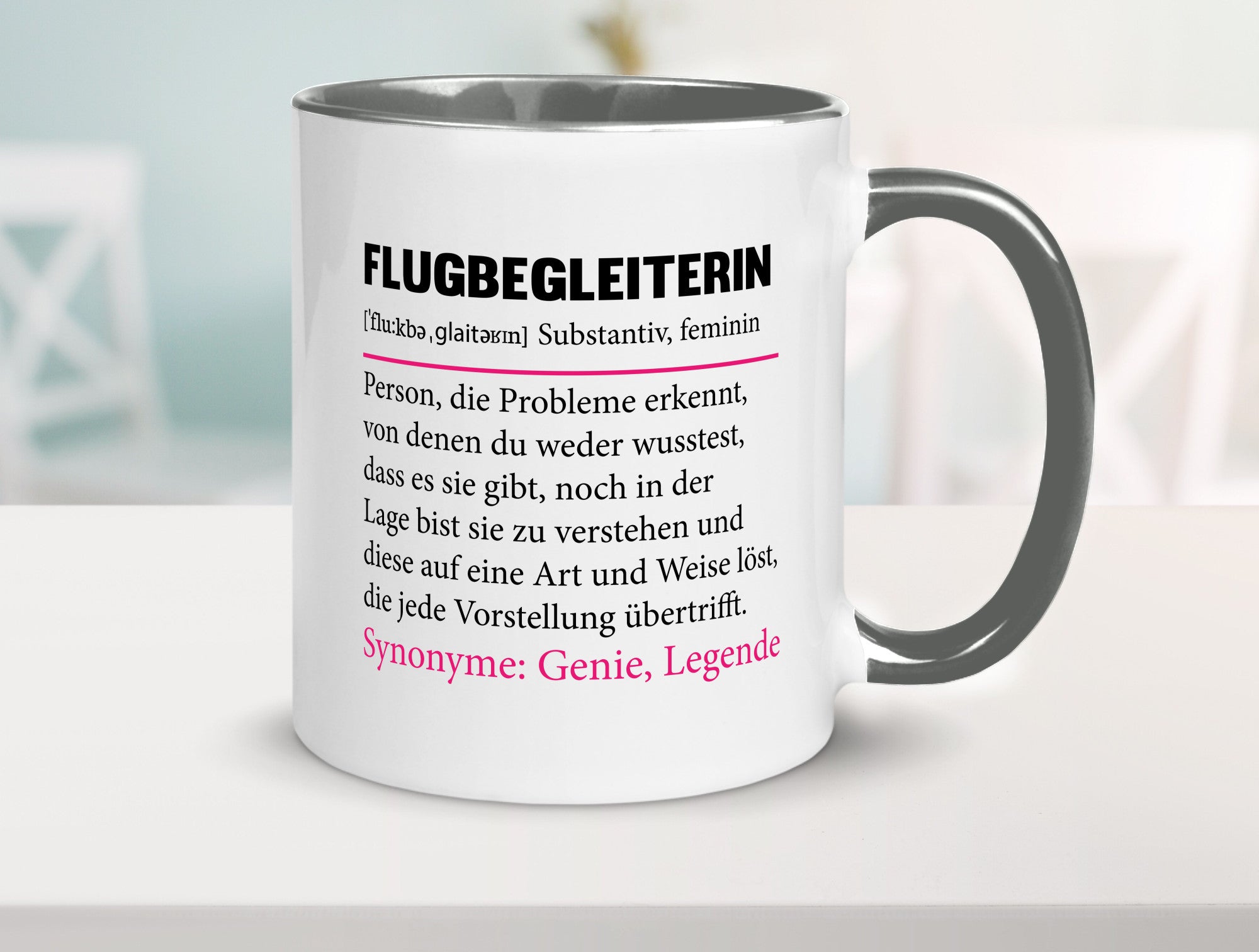 Flugbegleiterin | Spruch Stewardess Flughafen lustiger Geschenk Humor