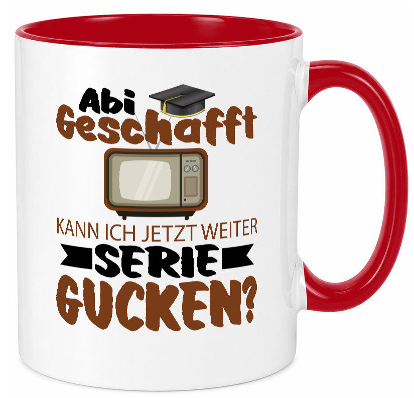 Abi Geschaft | Serie Gucken Bachlor Abitur Geschenk Humor Geschenkidee lustiger