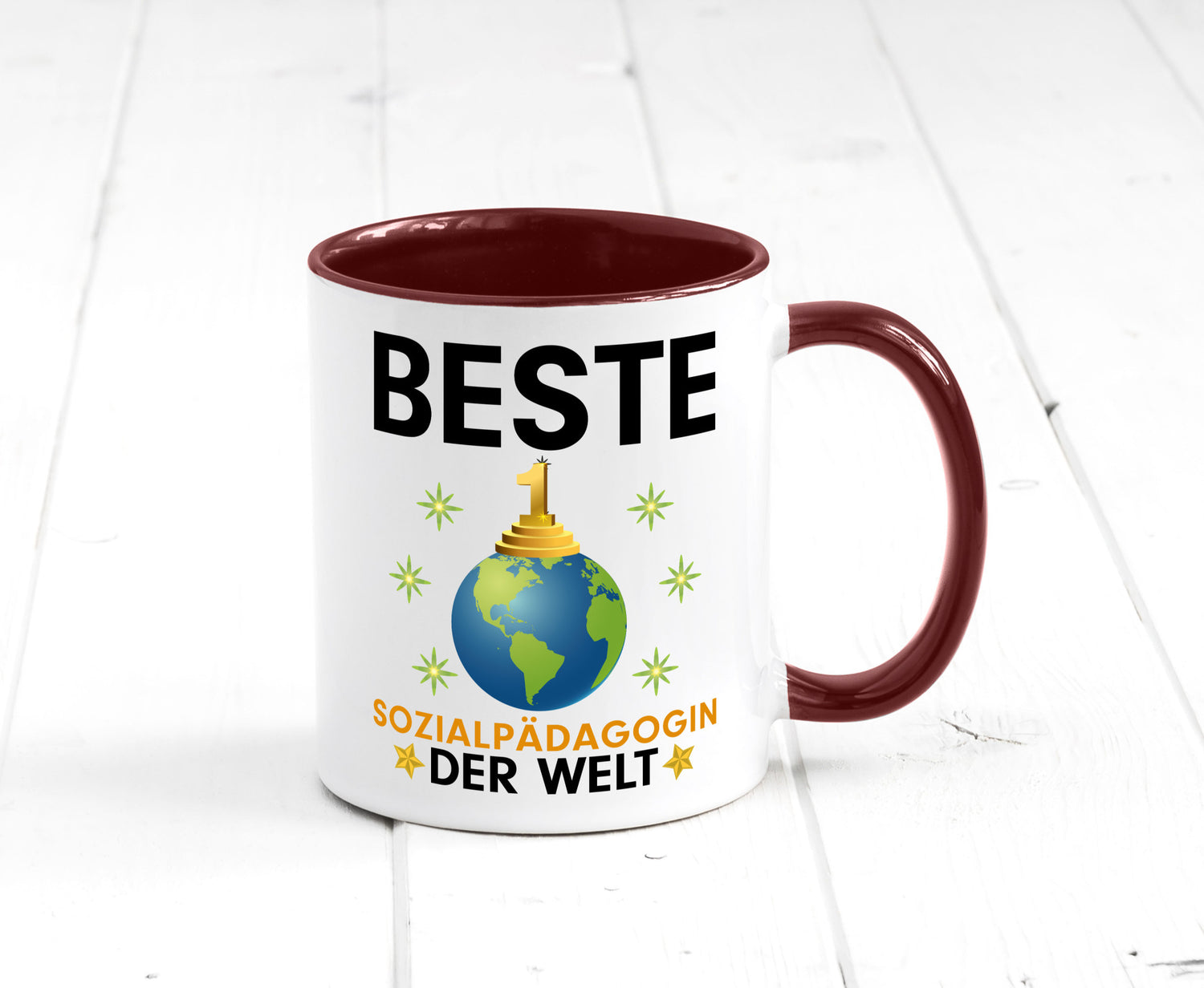 Welt Beste Sozialpädagogin | Humor Pädagogin Geschenkidee Tasse