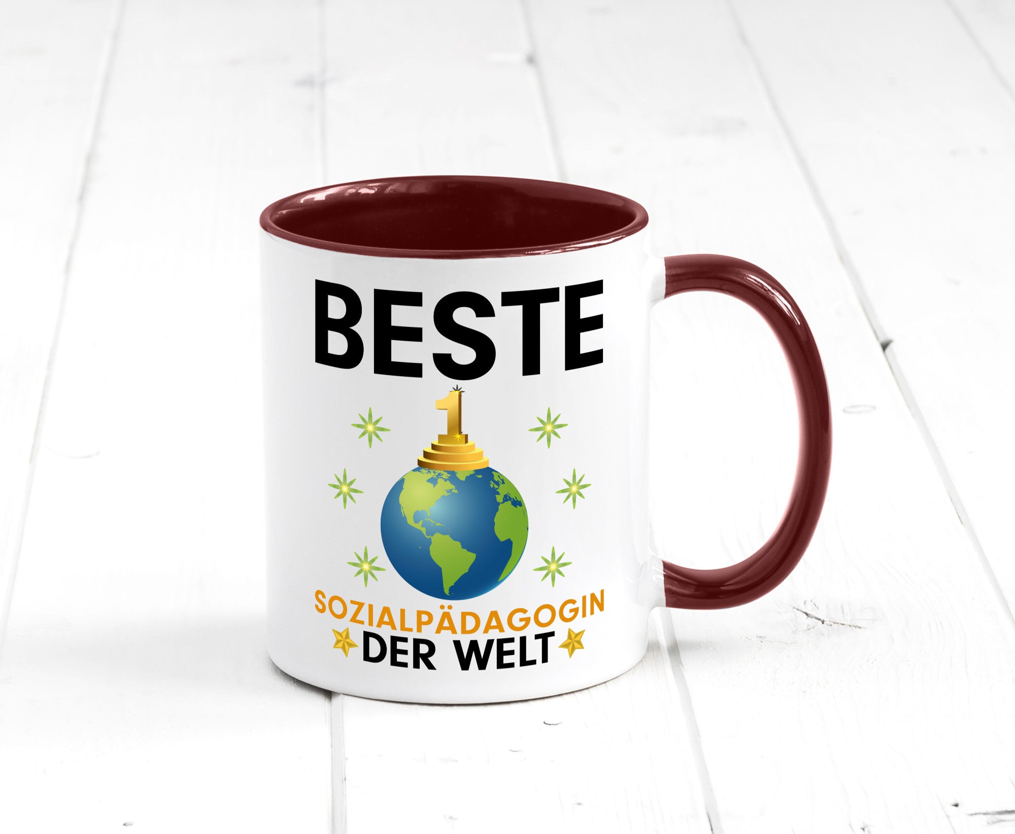 Welt Beste Sozialpädagogin | Humor Pädagogin Geschenkidee Tasse