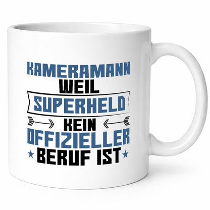 Superheld Kameramann | Kamera Geschenk Humor Geschenkidee lustiger Spruch Tasse