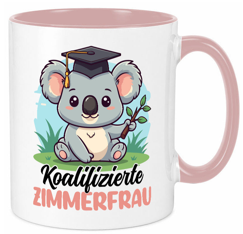 Koalifizierte Zimmerfrau| Holzbau | Handwerkerin lustiger Spruch Geschenk Humor