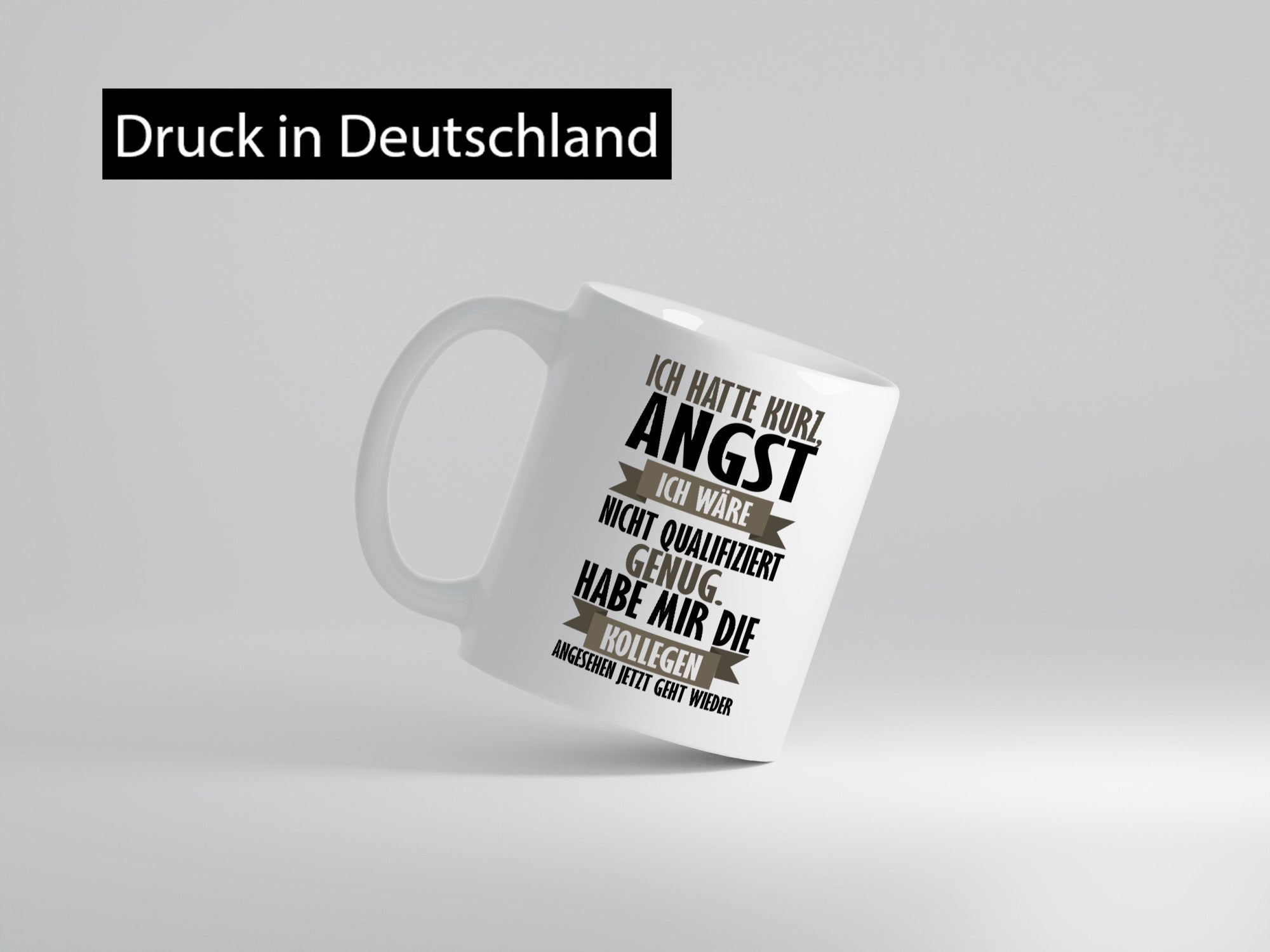 Ich habe Angst Geschenk Humor Geschenkidee lustiger Spruch Tasse