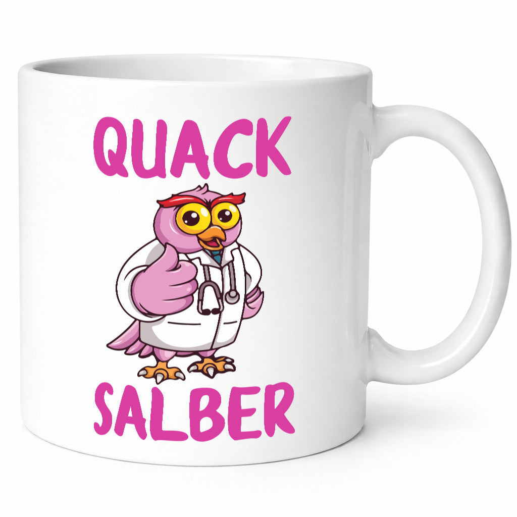 Quack Salber | Doktor Krankenhaus Arzt lustig Humor Geschenkidee Geschenk Tasse