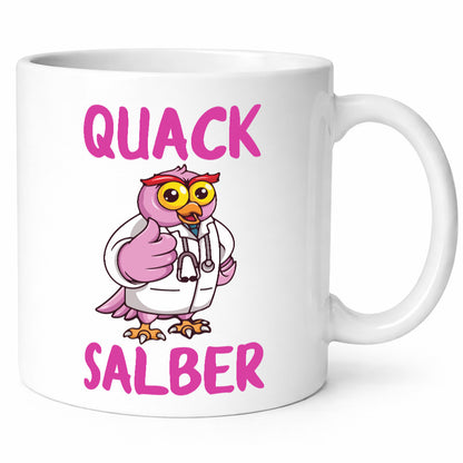 Quack Salber | Doktor Krankenhaus Arzt lustig Humor Geschenkidee Geschenk Tasse