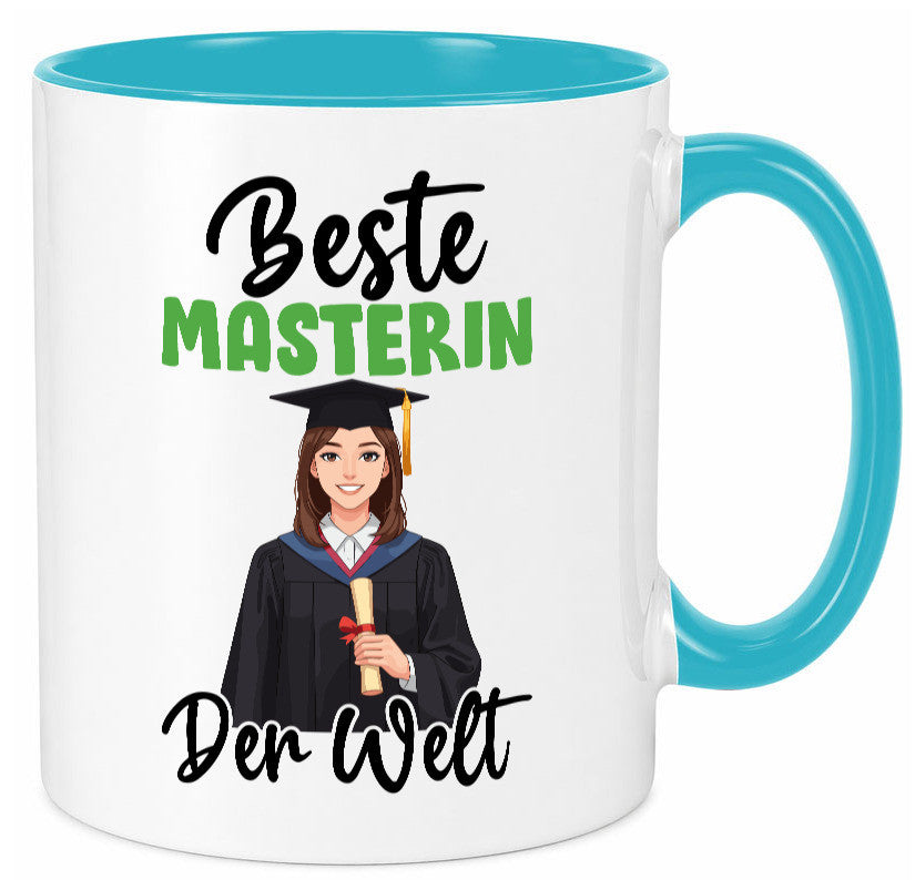 Beste Masterin | Student Uni Studium Humor Geschenkidee Tasse