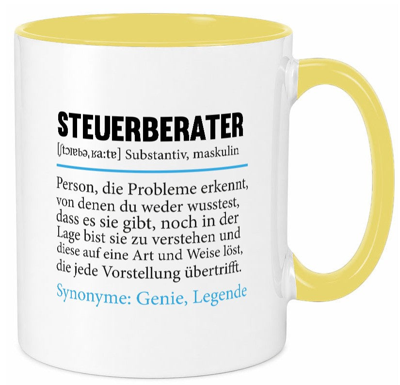 Steuerberater | Spruch Steuern Beruf Humor Arbeit Kollegen Büro Geschenkidee Tasse