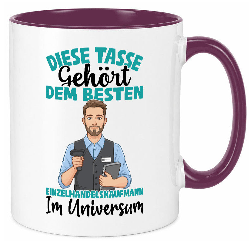 Im Universum: Einzelhandelskaufmann | Einzelhandel Geschenk Humor Geschenkidee Tasse
