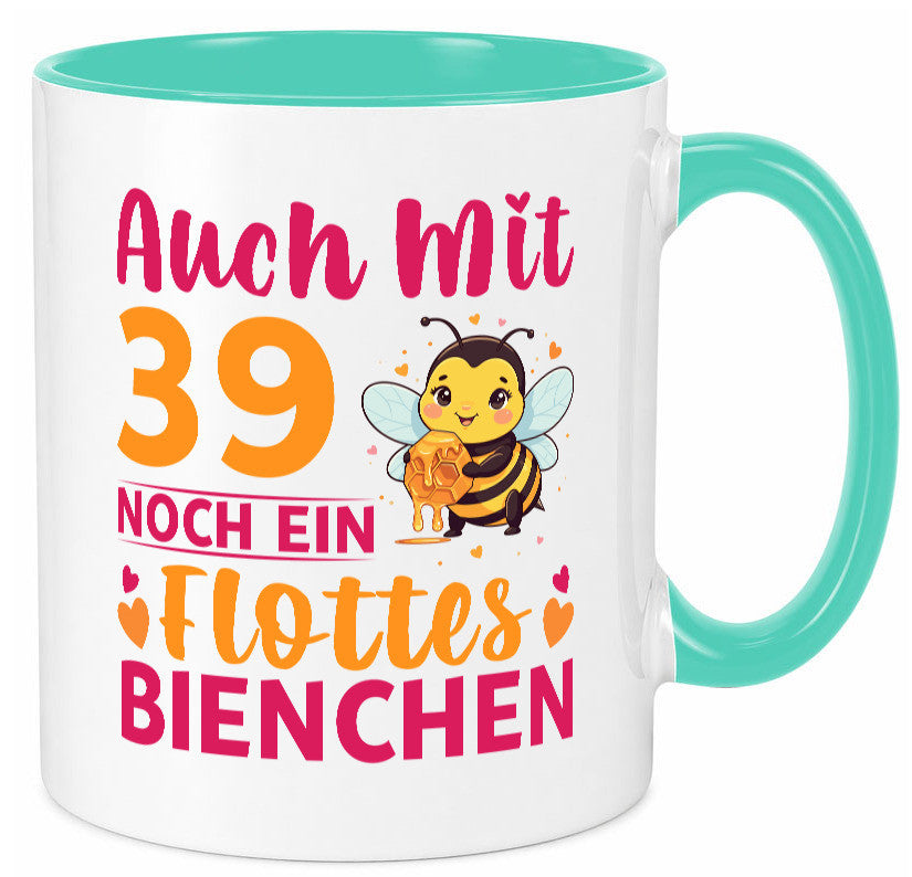 39. Geburtstag | Flottes Bienchen 39 Jahre lustiger Spruch Geschenk