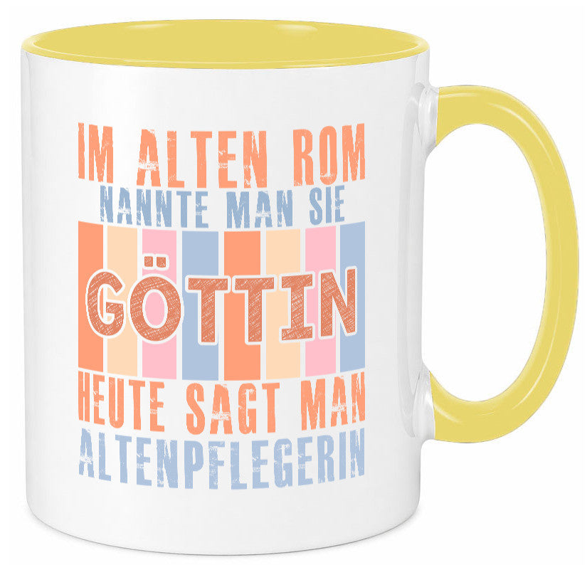 Heute sagt man: Altenpflegerin | Pflegepersonal Pflege Geschenk Humor