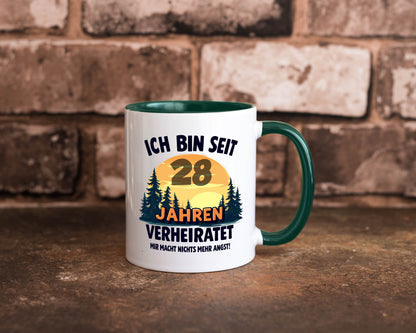 Ich bin Verheiratet | 28. Hochzeitstag Ehepaar v2 lustiger Spruch Geschenk
