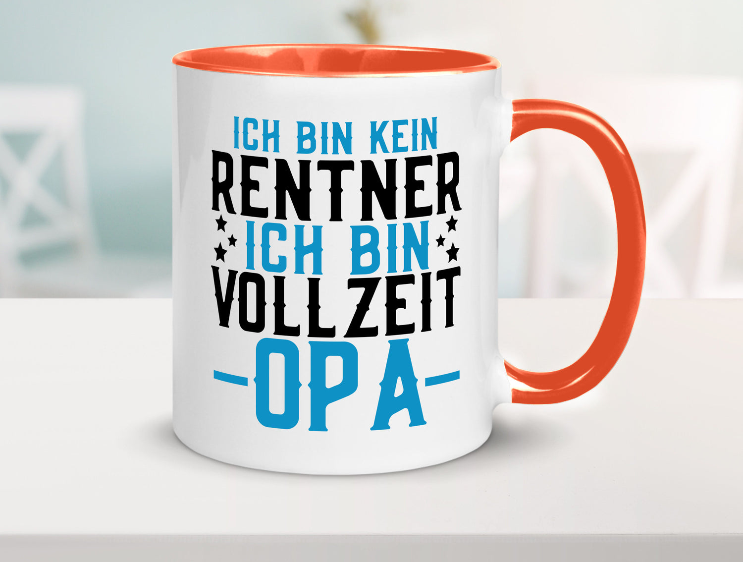Rentner | Vollzeit Opa Pension Ruhestand Großvater lustiger Spruch Geschenk