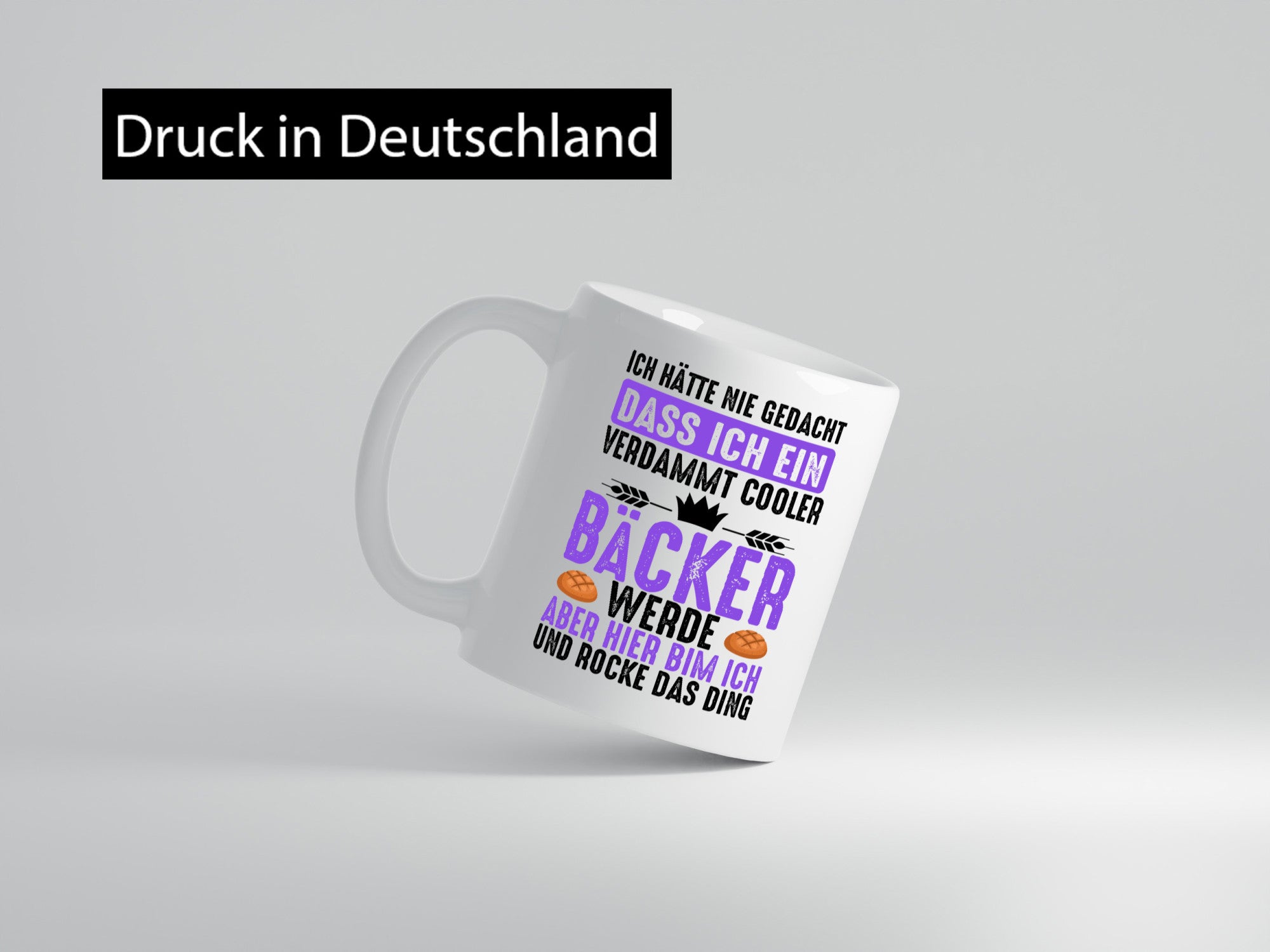 Das ich ein Cooler Bäcker werde aber hier bin Humor Geschenkidee Tasse