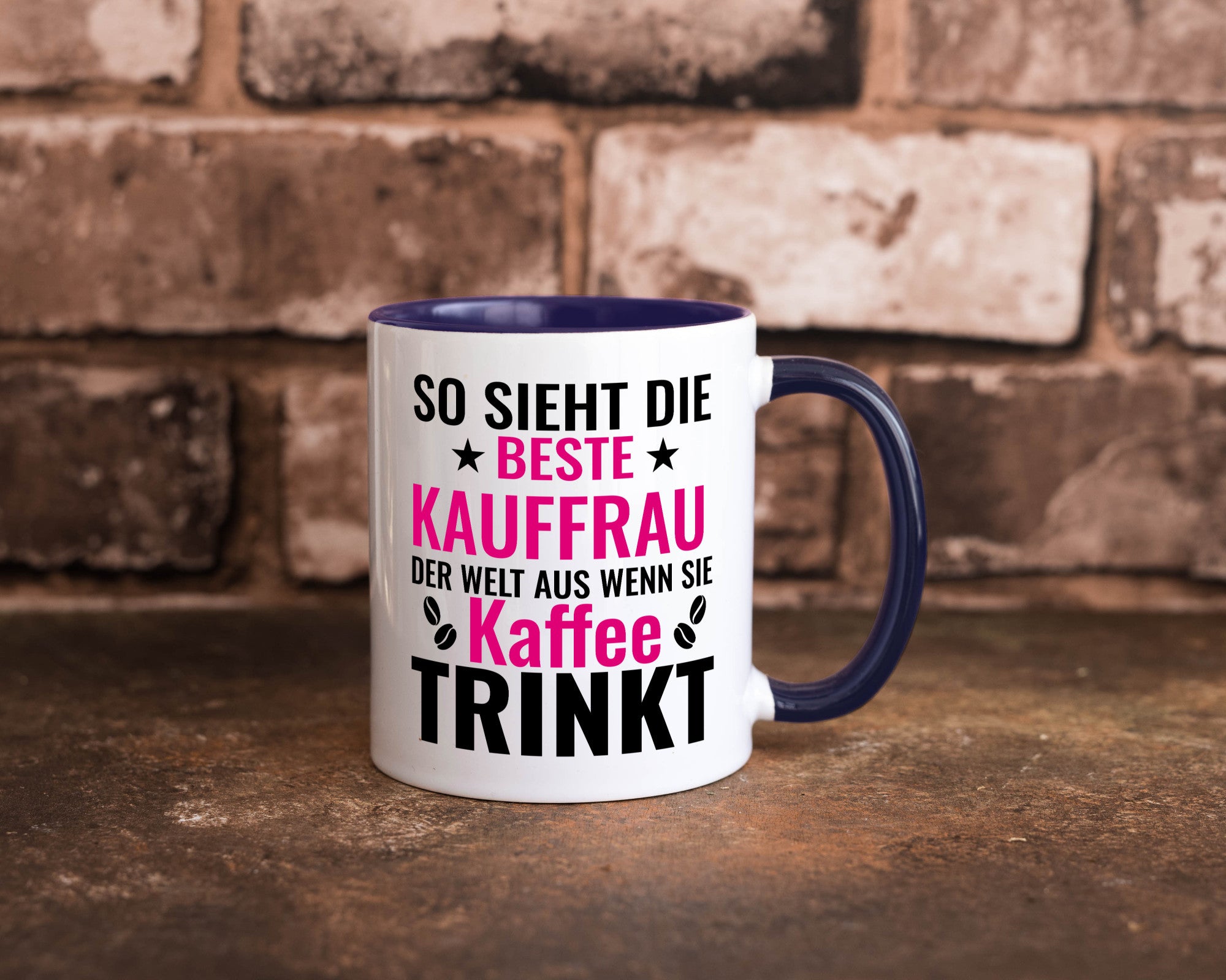 Kaffee trinkt: Kauffrau | Kauffrauen lustiger Spruch Geschenk Humor