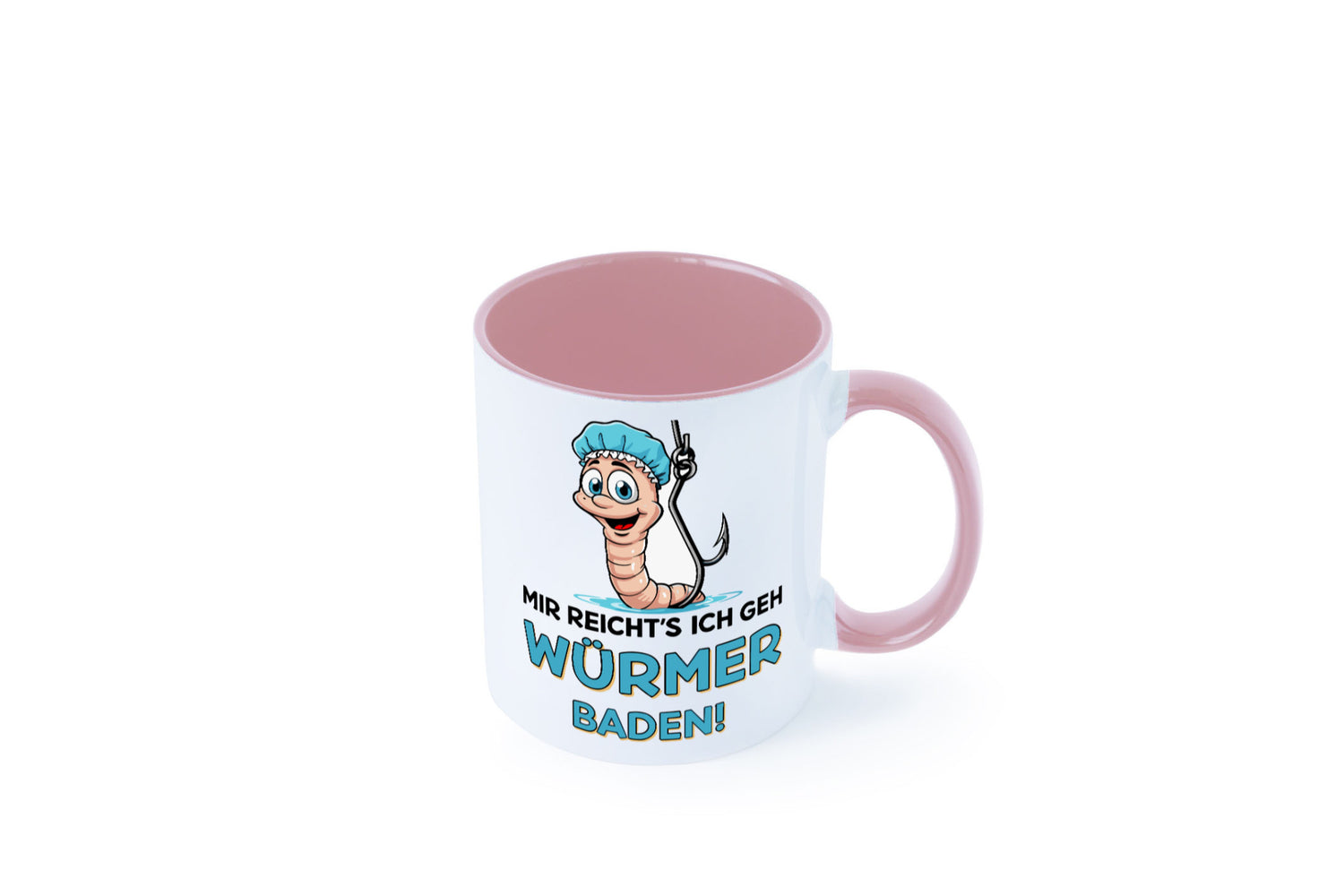 Mir reichts ich geh Würmer Baden | Angler Angeln Geschenk Humor Geschenkidee