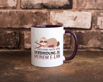 Verbindung zum Elan | WLAN Faultier Faulpelz Laufband Humor Tierliebhaber