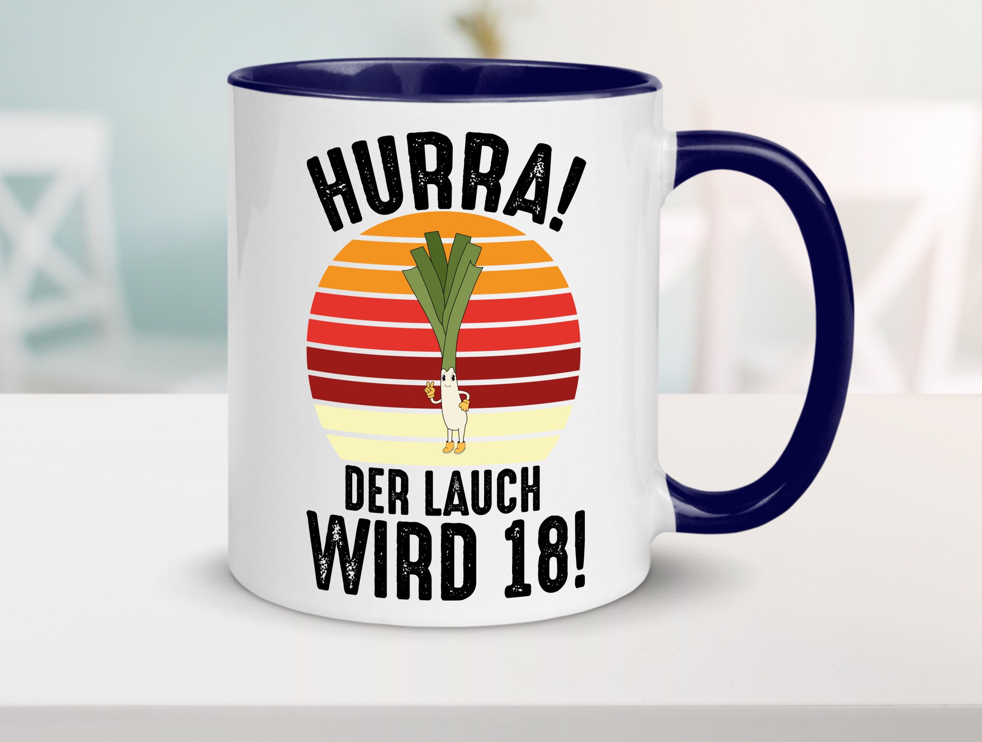 Hurra der lauch wird 18 | 18. Geburtstag Ehrentag lustiger Spruch Geschenk