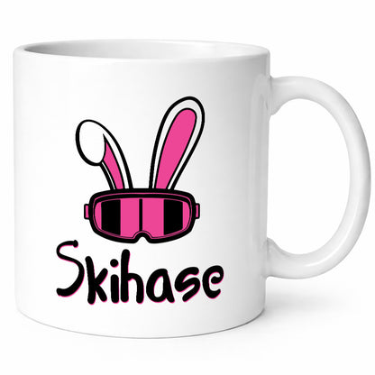 Skihase | Hasenohren Ski-Brille Geschenkidee Humor Tasse