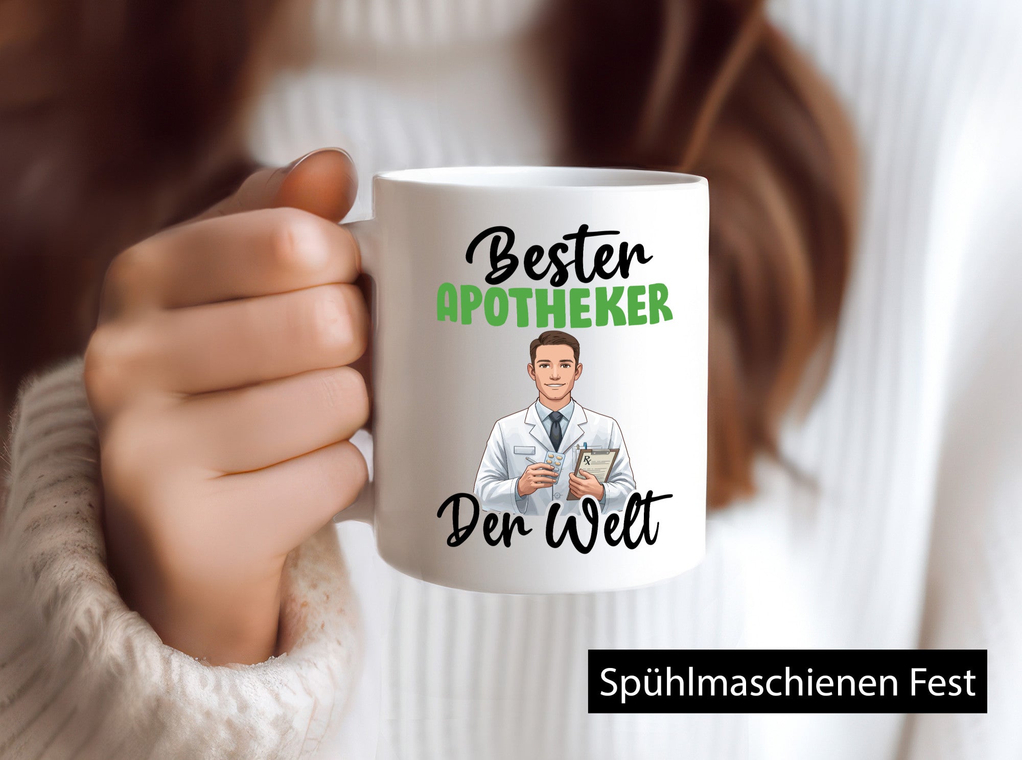 Bester Apotheker | Apotheke Pharmazie v2 Humor Geschenkidee Tasse
