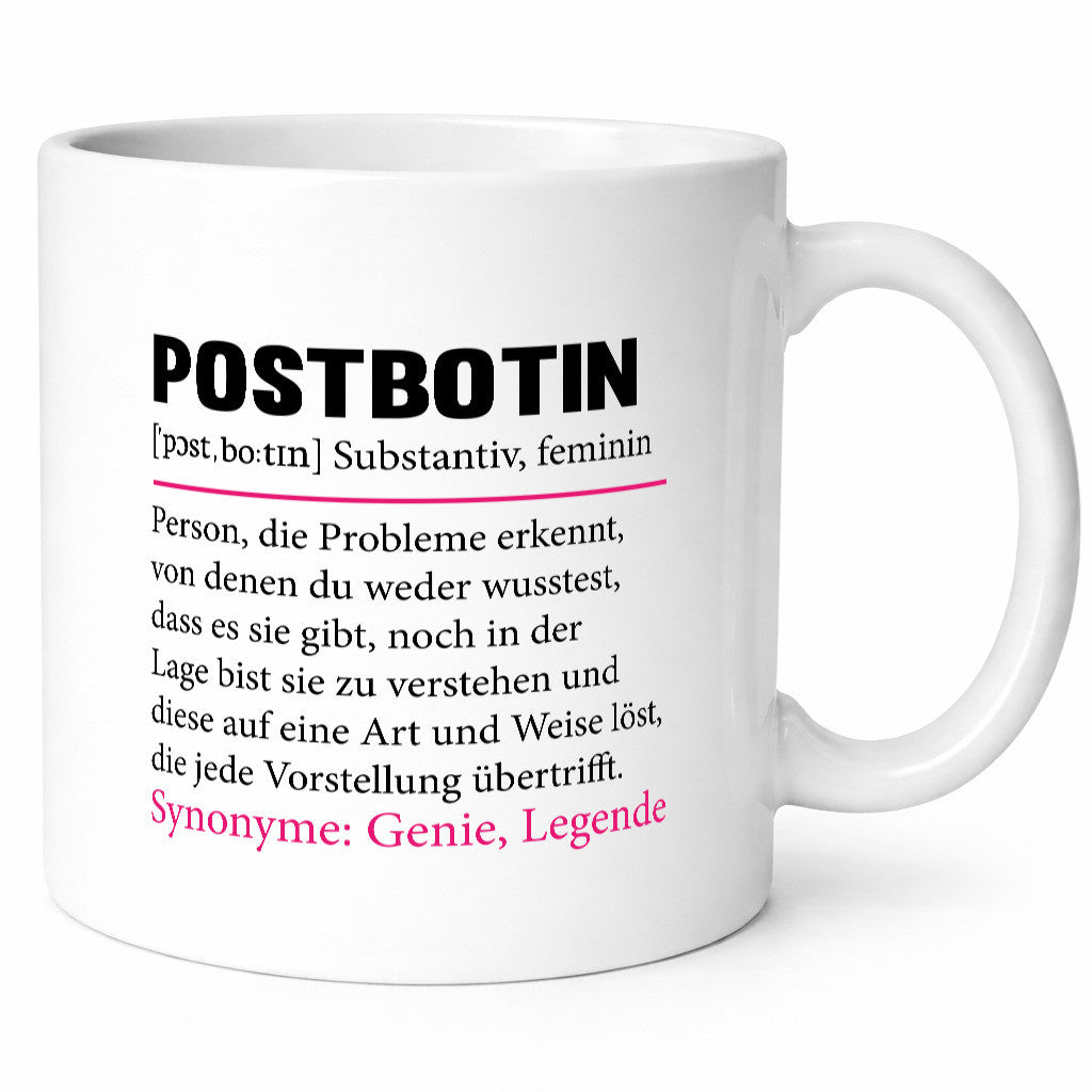 Postbotin | Beruf Post lustiger Spruch Briefträger v2 Humor Arbeit Kollegen