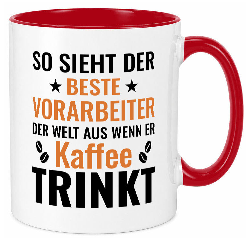 Kaffee trinkt: Vorarbeiter | Kollege Teamleiter Geschenk Arbeit Kollegen Büro