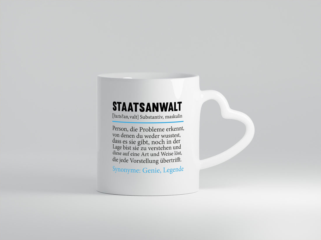 Staatsanwalt | Spruch Anwalt Humor Jurist Geschenkidee Tasse
