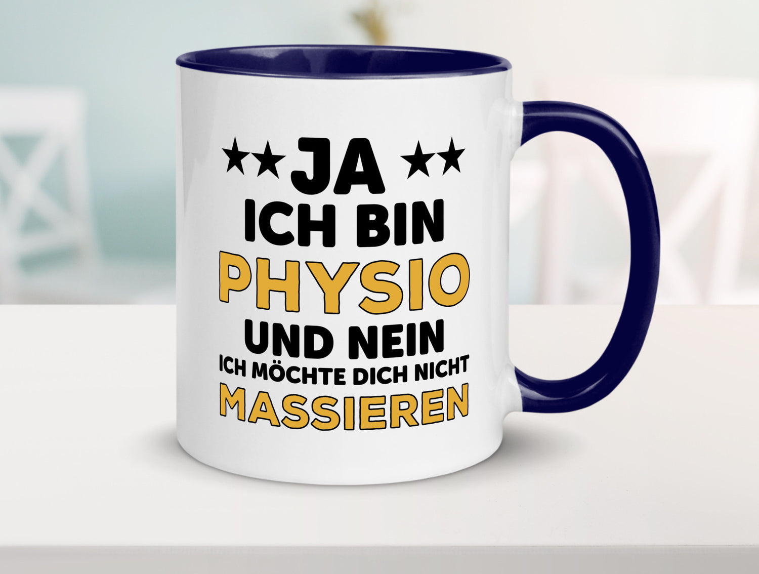 Ich bin Physio | lustige Spruch Tasse Physiotherapeut Geschenkidee Humor