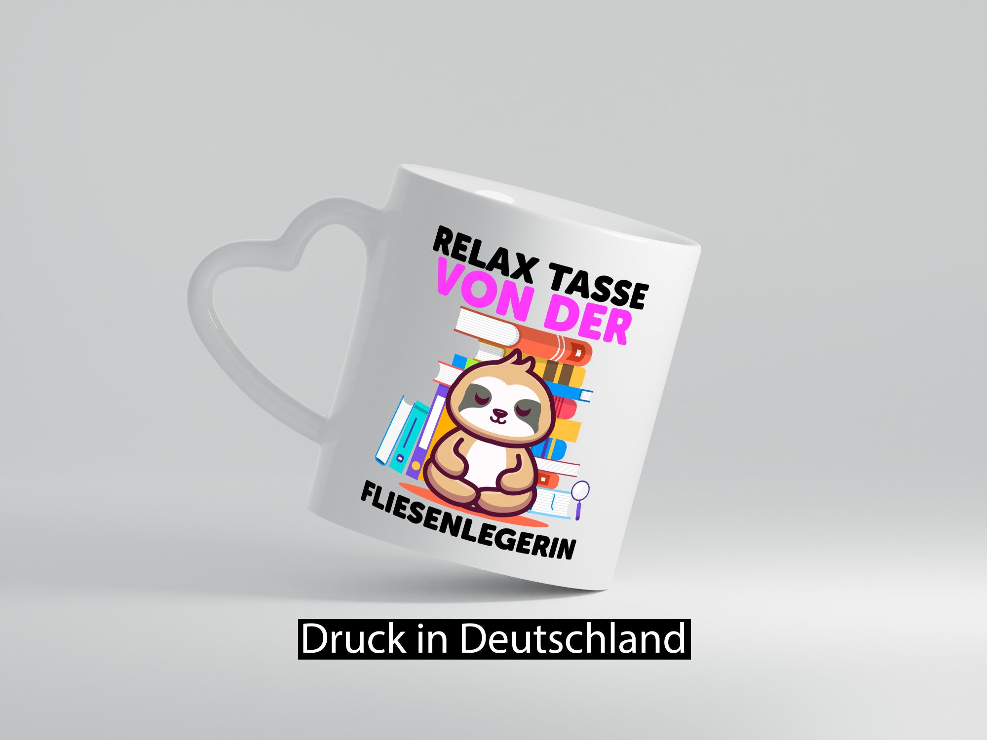 Relax Tasse: Fliesenlegerin | Fliesenlegen Bau lustiger Spruch Geschenk Humor