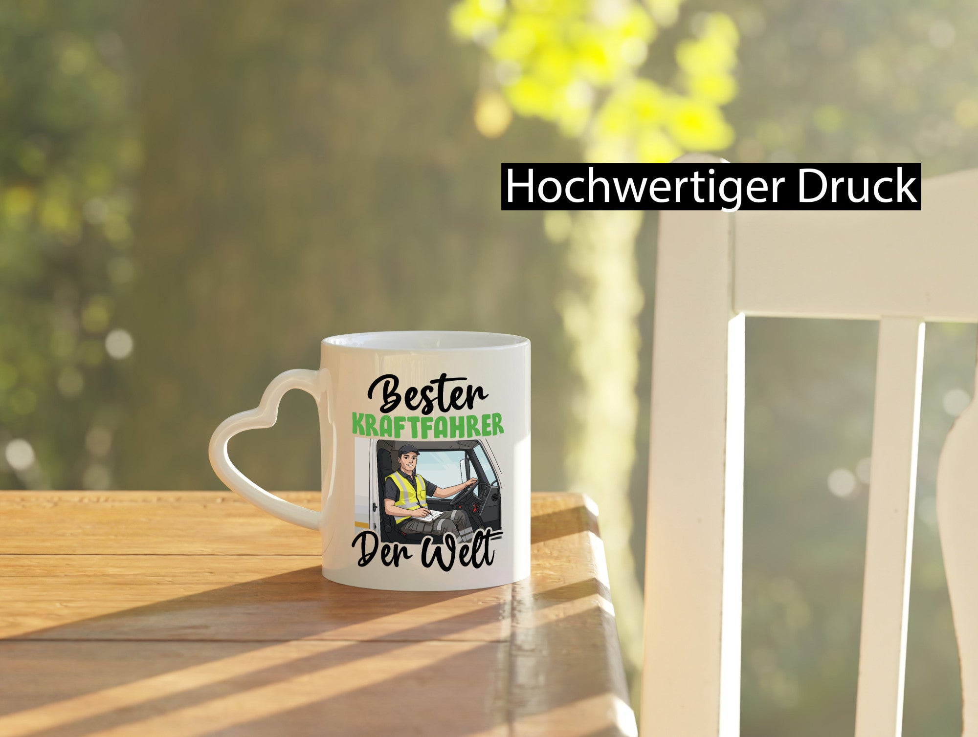 Bester Kraftfahrer | Lastwagen LKW Fahrer v2 Humor Geschenkidee Tasse