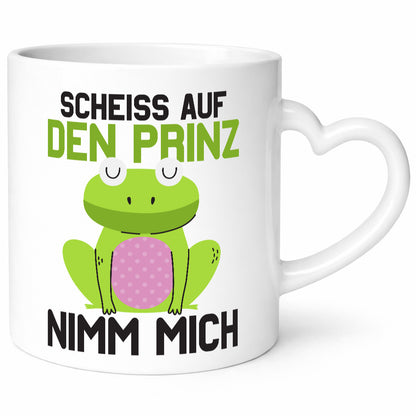 Scheiss auf den Prinz nimm mich | Frosch Prinzen v2 lustiger Spruch Geschenk