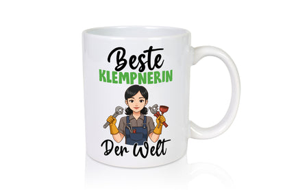Beste Klempnerin | Klempnerinnen v2 Geschenkidee Humor Tasse