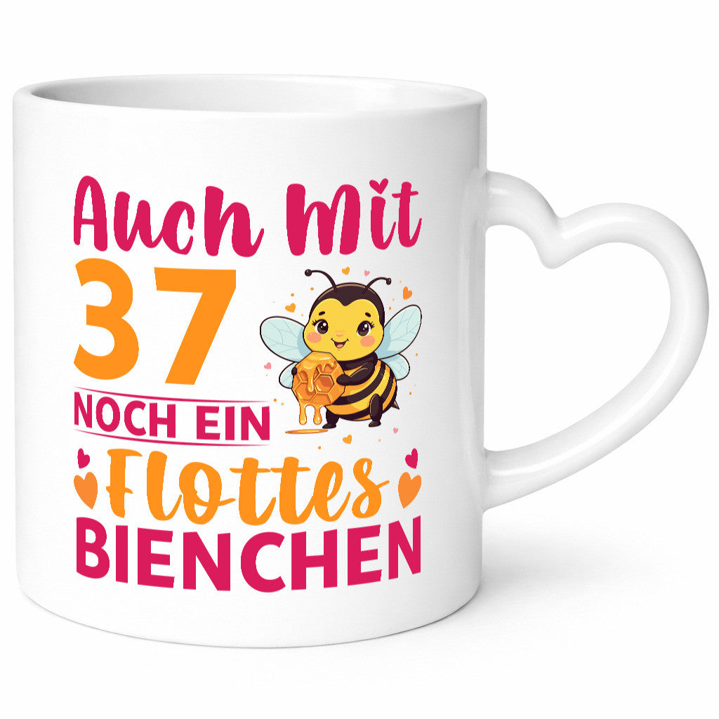 37. Geburtstag | Flottes Bienchen 37 Jahre lustiger Spruch Geschenk
