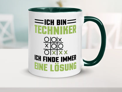 Ich bin Techniker finde immer eine Lösung | lustiger Spruch Geschenk Humor