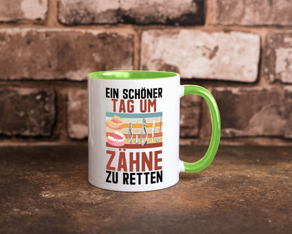 Ein schöner Tag um zähne zu retten | Zahnarzt Geschenk Humor Geschenkidee