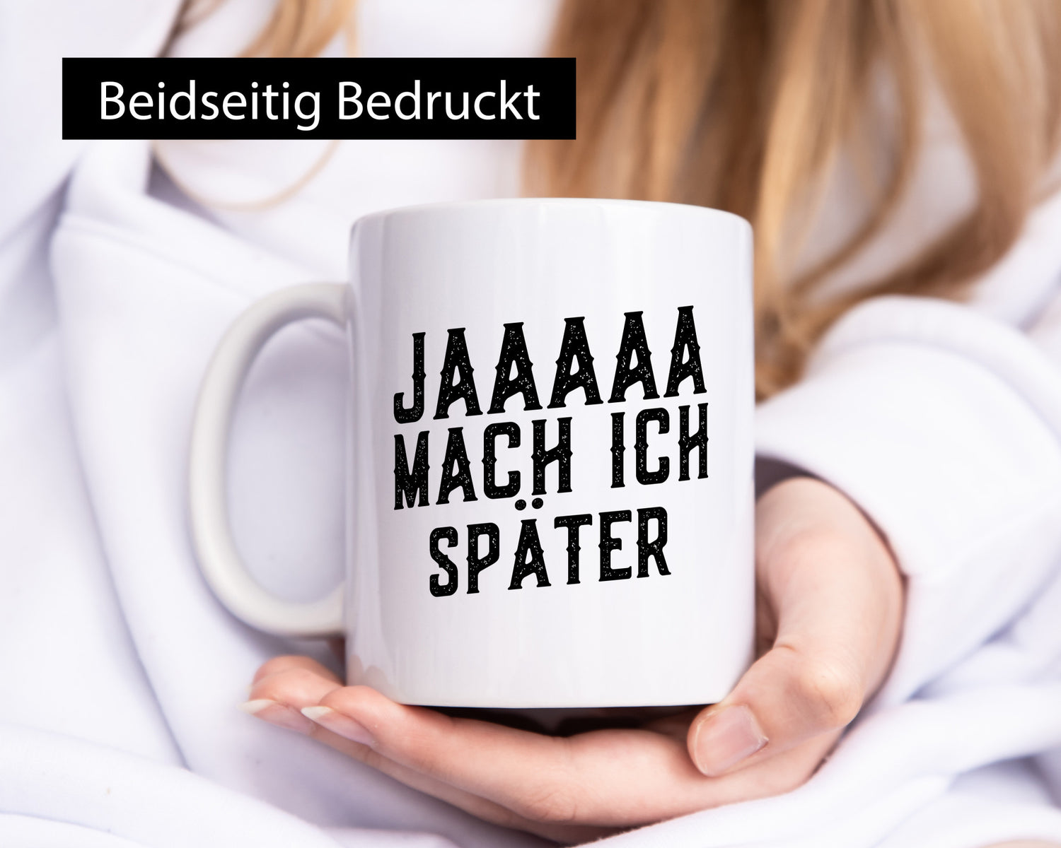 Mach ich später | Teenager lustiger Spruch Aufschieben v2 Geschenkidee Humor