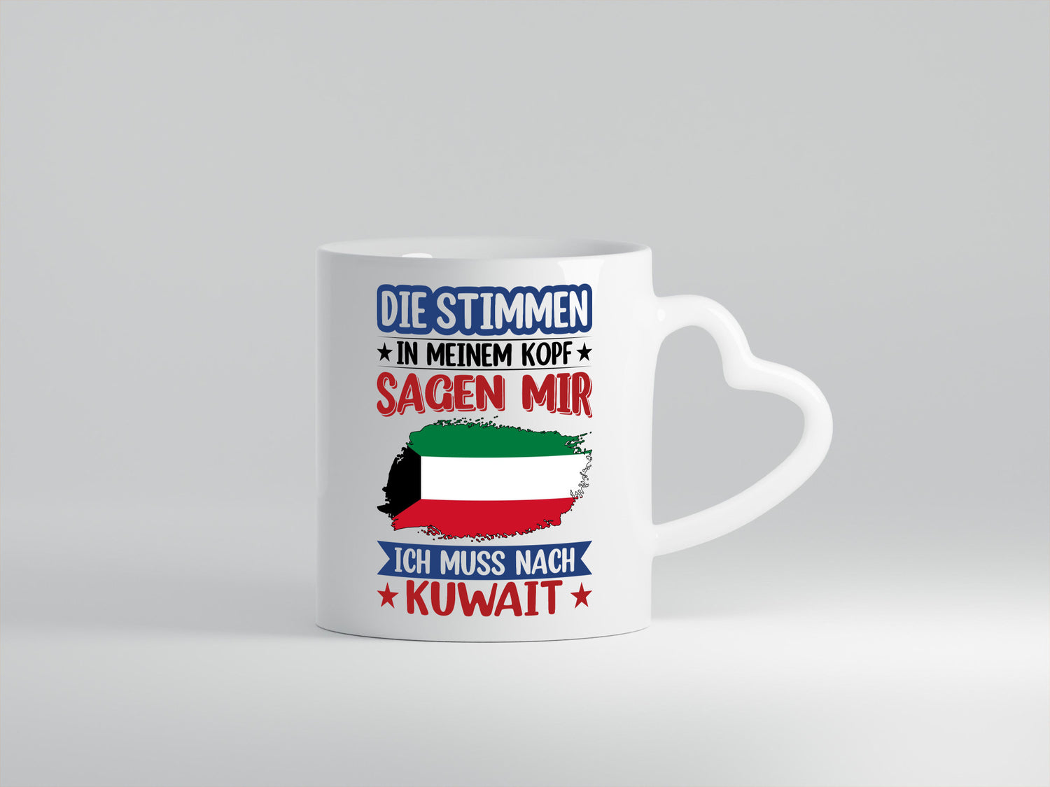 Kuwait | Urlaub Stimmen in meinem Kopf Traumland Geschenkidee Humor Tasse