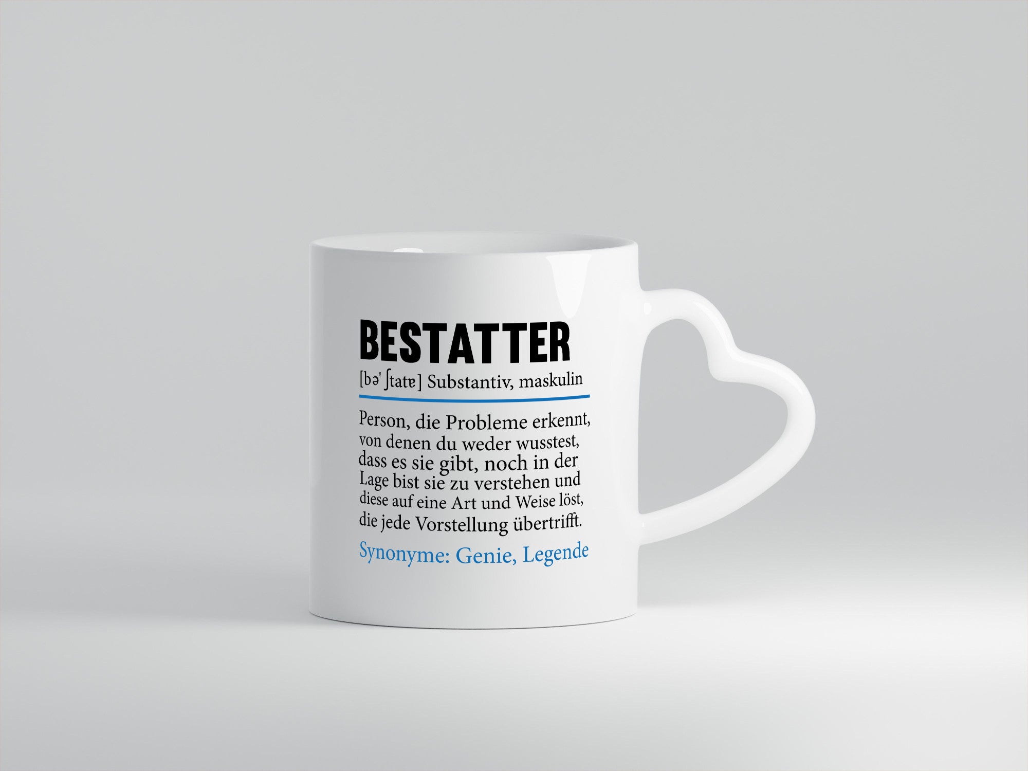 Bestatterspruch | Beruf Bestattung Totengräber Humor Arbeit Kollegen Büro
