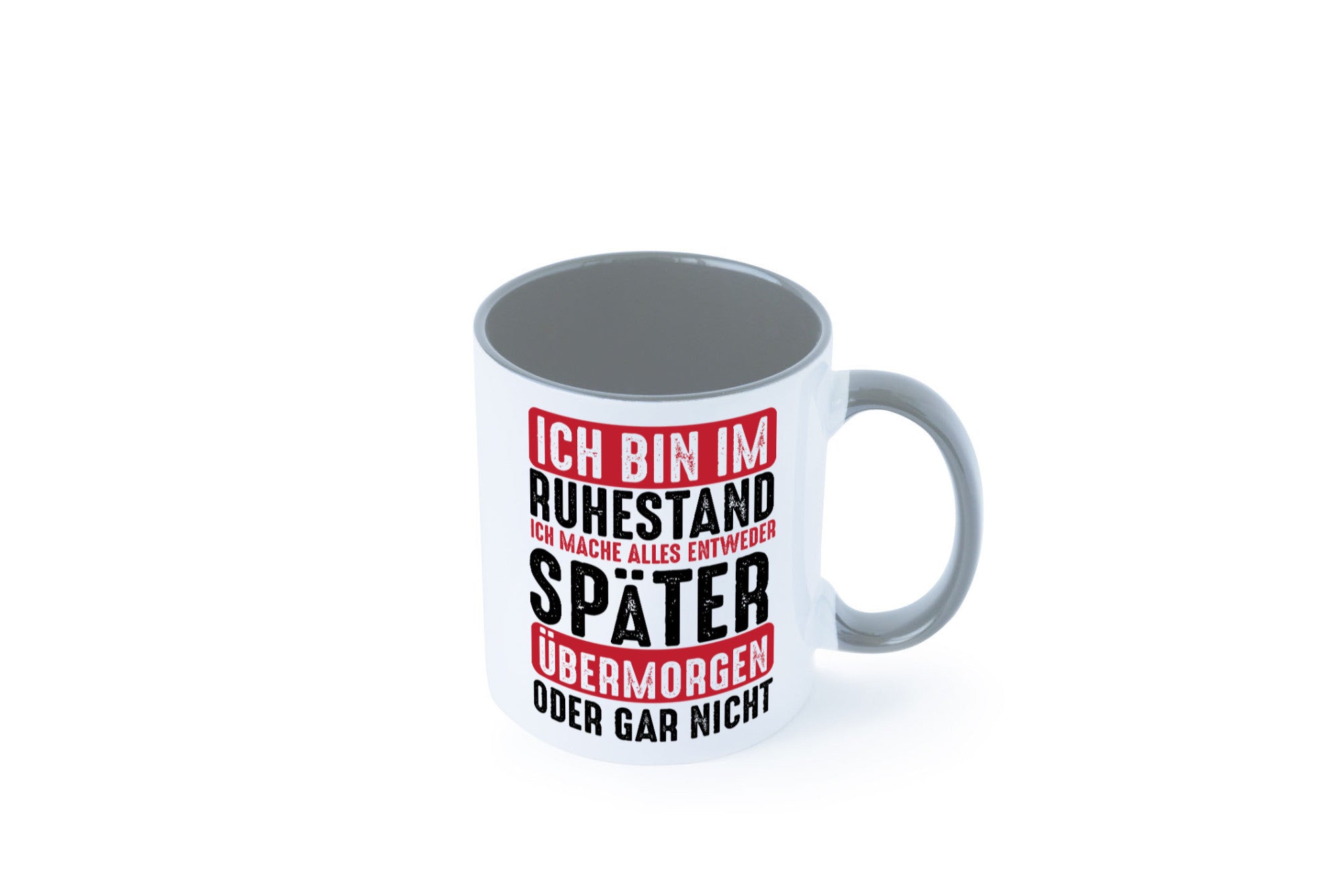 Ich mache alles später oder gar nicht | Rentner Ruhestand Geschenkidee Jubiläum