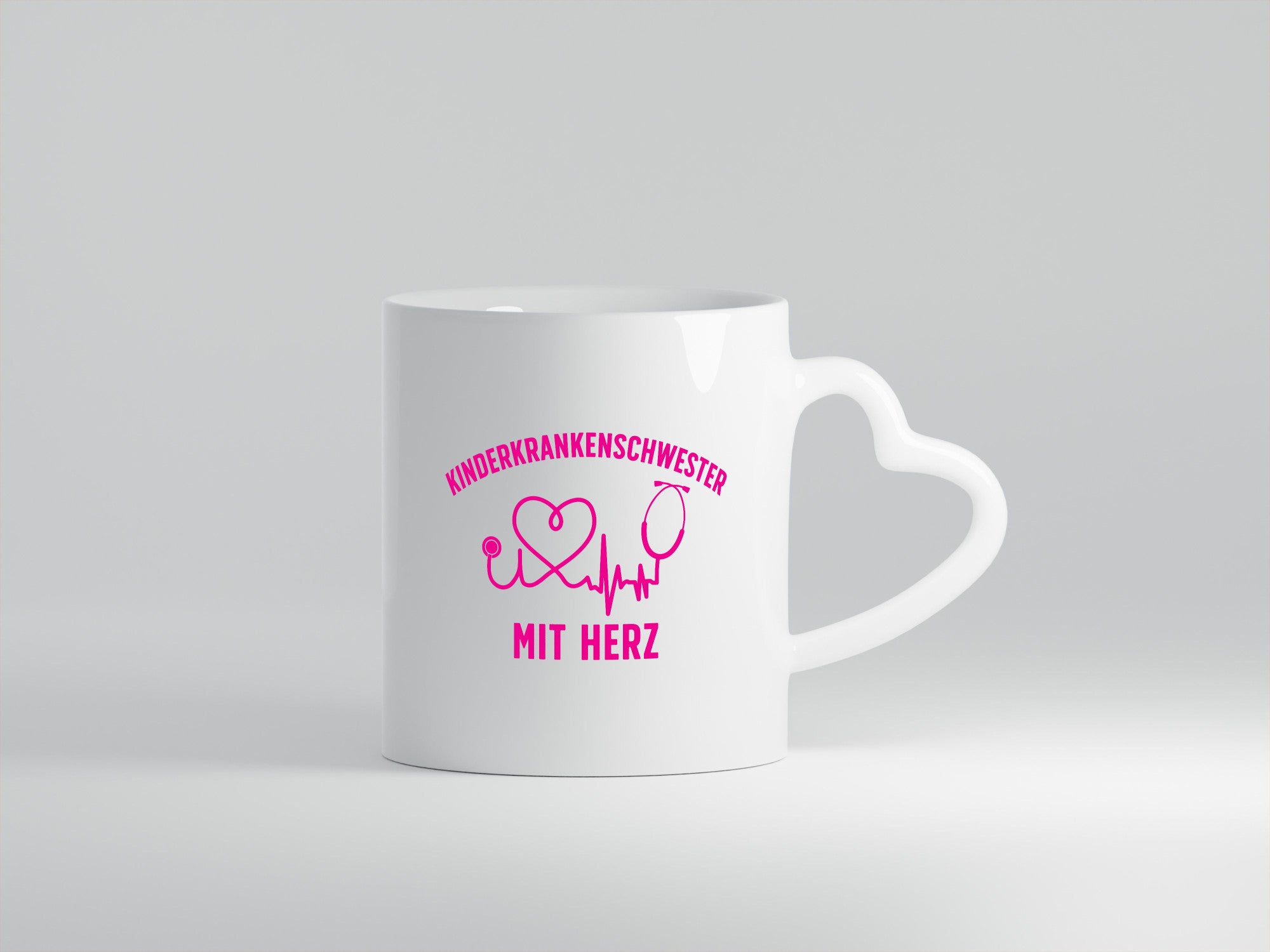 Kinderkrankenschwester mit Herz | Herzschlag Geschenkidee Humor Tasse