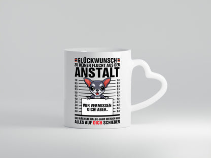 Glückwunsch zur Flucht | Abschied Arbeitskollegen v2 Geschenk Arbeit Kollegen