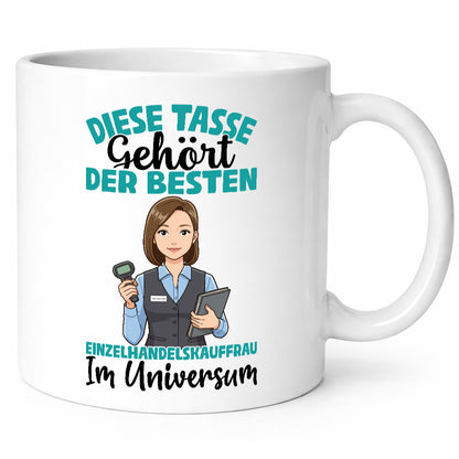 Im Universum: Einzelhandelskauffrau | Einzelhandel lustiger Spruch Geschenk