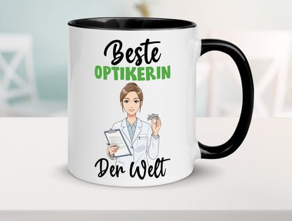 Beste Optikerin | Augenoptik v2 Geschenk Humor Geschenkidee lustiger Spruch