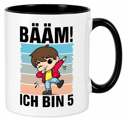 5. Geburtstag | Ich bin 5 Jahre Bäääm Dabbing Kind Geschenkidee Humor Tasse