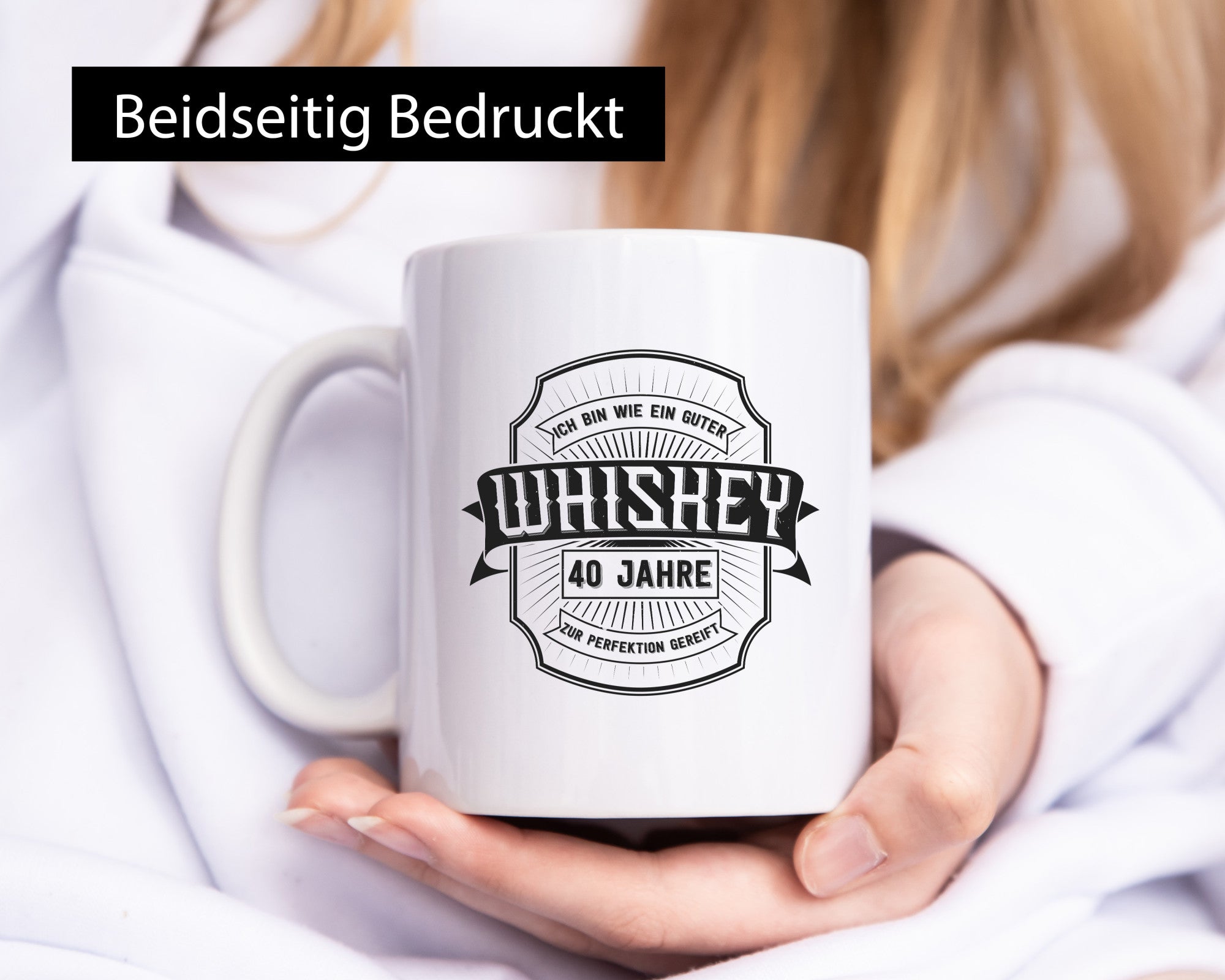 Guter Whisher | 40 Jahre Emblem lustiger Spruch Geschenk Humor Geschenkidee